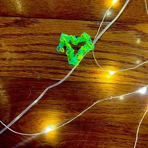 Cute Palm tree panda party anklet